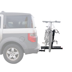 V-Lectric on Honda Element SUV with one e-bike (side view)