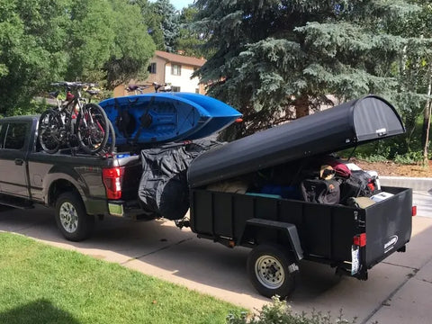 LittleGiant Trailer all loaded up and ready to go!