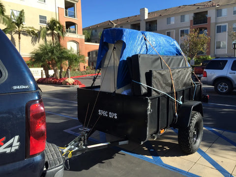 Spec Ops Utility Trailer on Moving Day