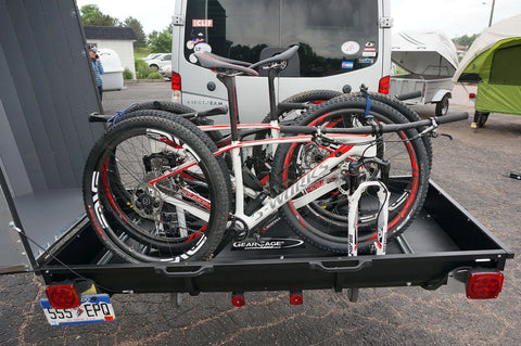 29in Mountain Bikes in BlackBox Cargo Carrier