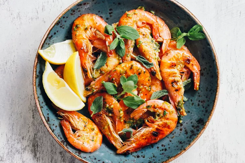 Low_Carb_Valentines_Day_Meal_Grilled_Lemon_Garlic_Butter_Shrimp