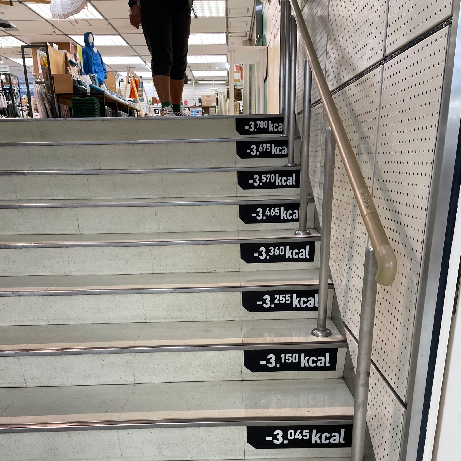 calorie counting stairs