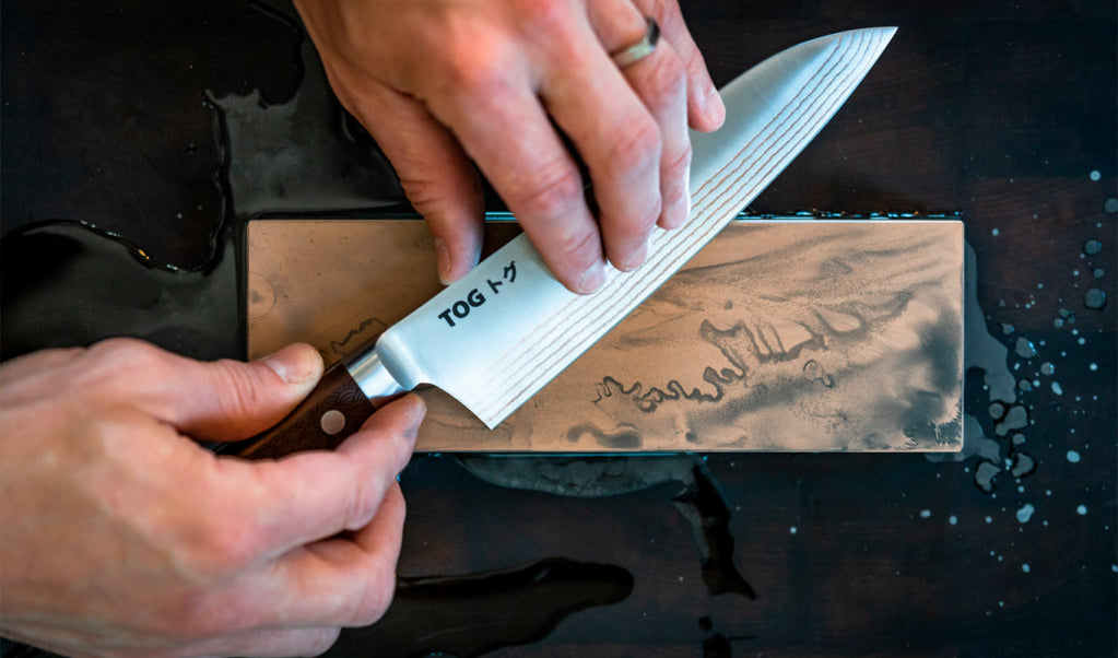 Sharpening Knife with Whetstone