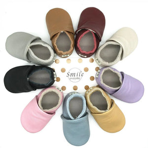 Leather Slipper Booties for Toddlers - Slippers Galore