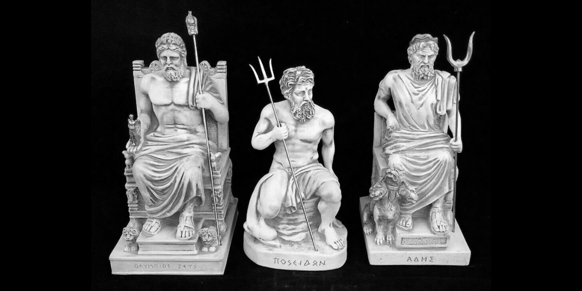 Hades, Zeus y Poseidon
