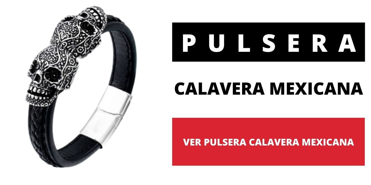 Pulsera Calavera Mexicana