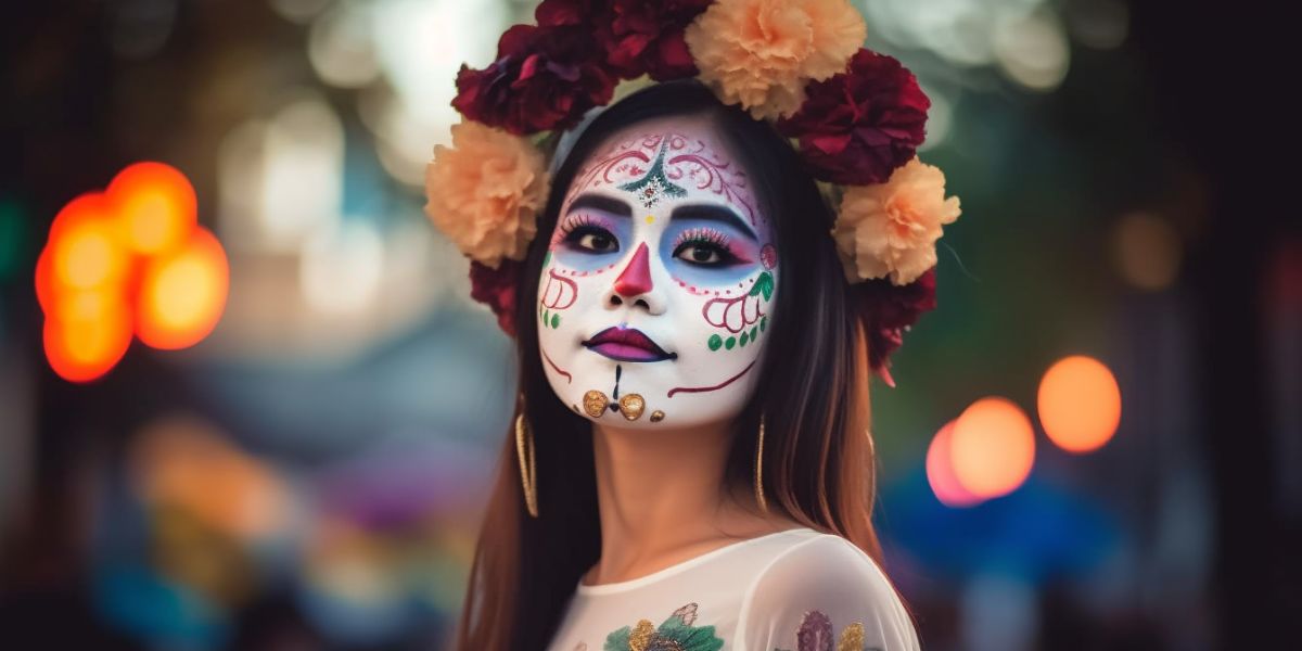 Mujer Maquillaje Catrina