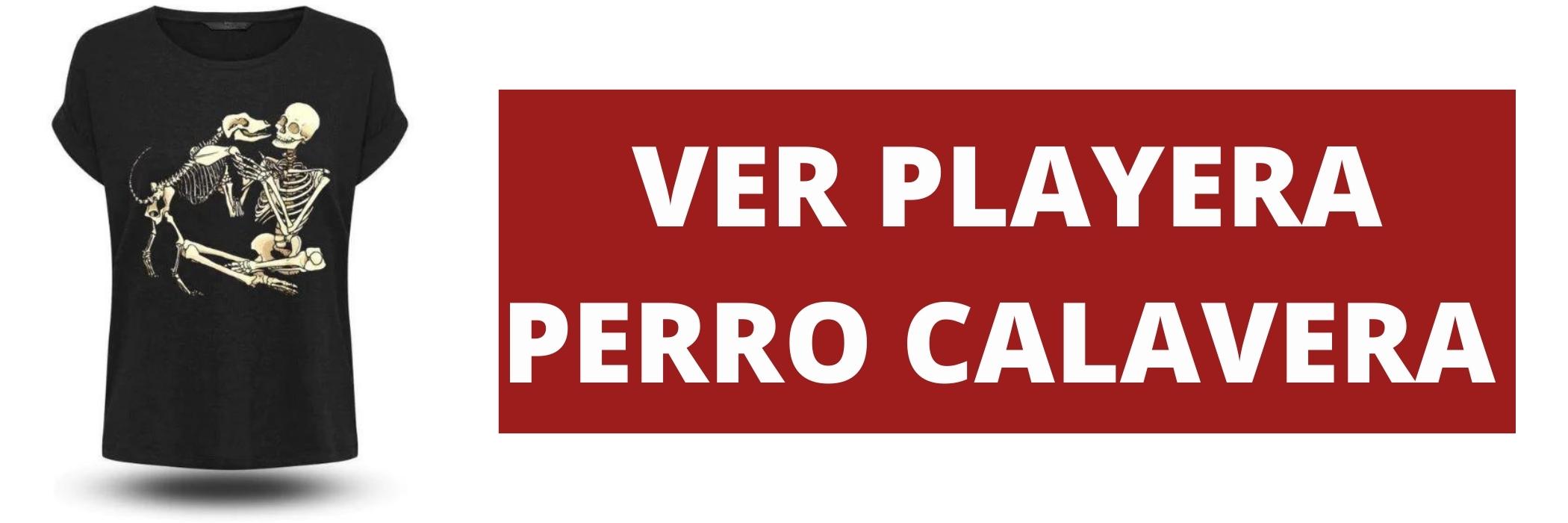 Playera Perro Calavera