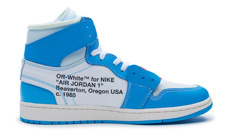 Santuario Mandíbula de la muerte entrega a domicilio Nike Air Jordan 1 Retro High Off-White University Blue – JUSTREET