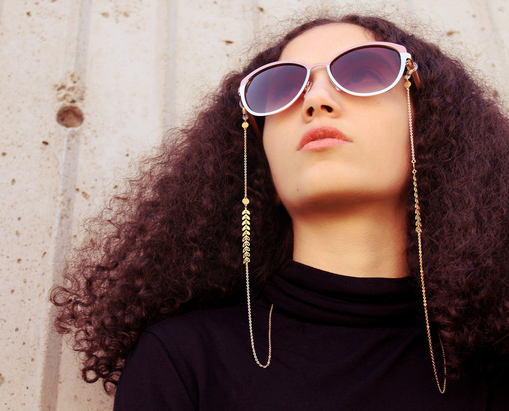 Modern glasses chains, lanyards and mask chains - Made by hand by Neawear