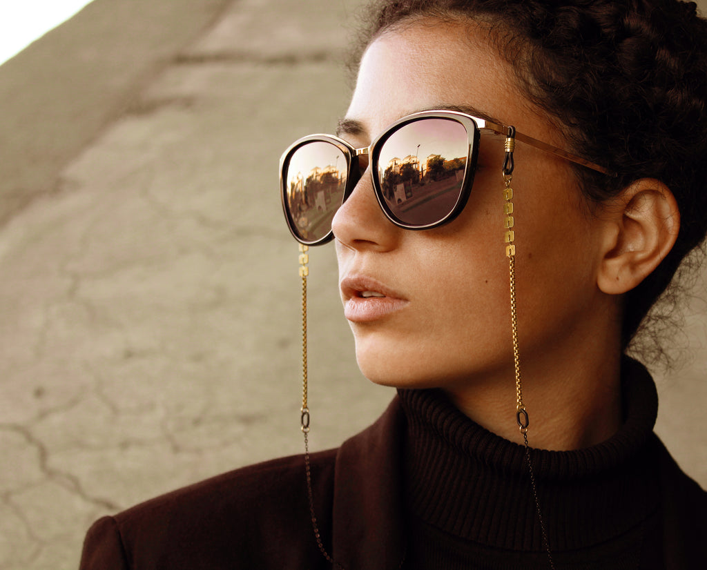 Geometric Glasses Chains - Handmade designer Nea Jewelry - Ships Worldwide