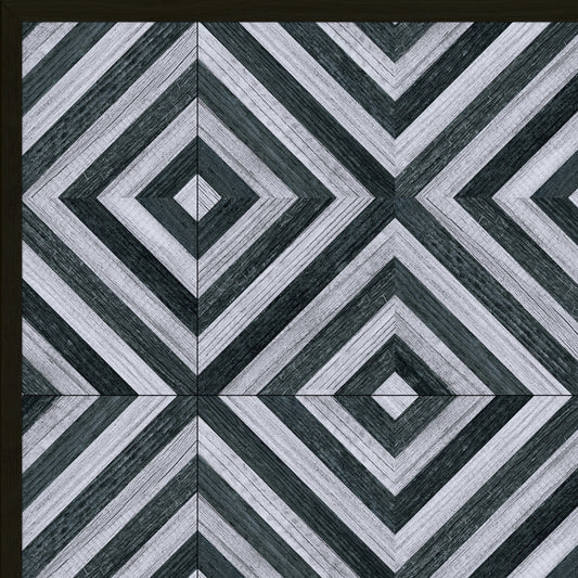 Black & White Herringbone Vinyl Rugs – Slick Woody's