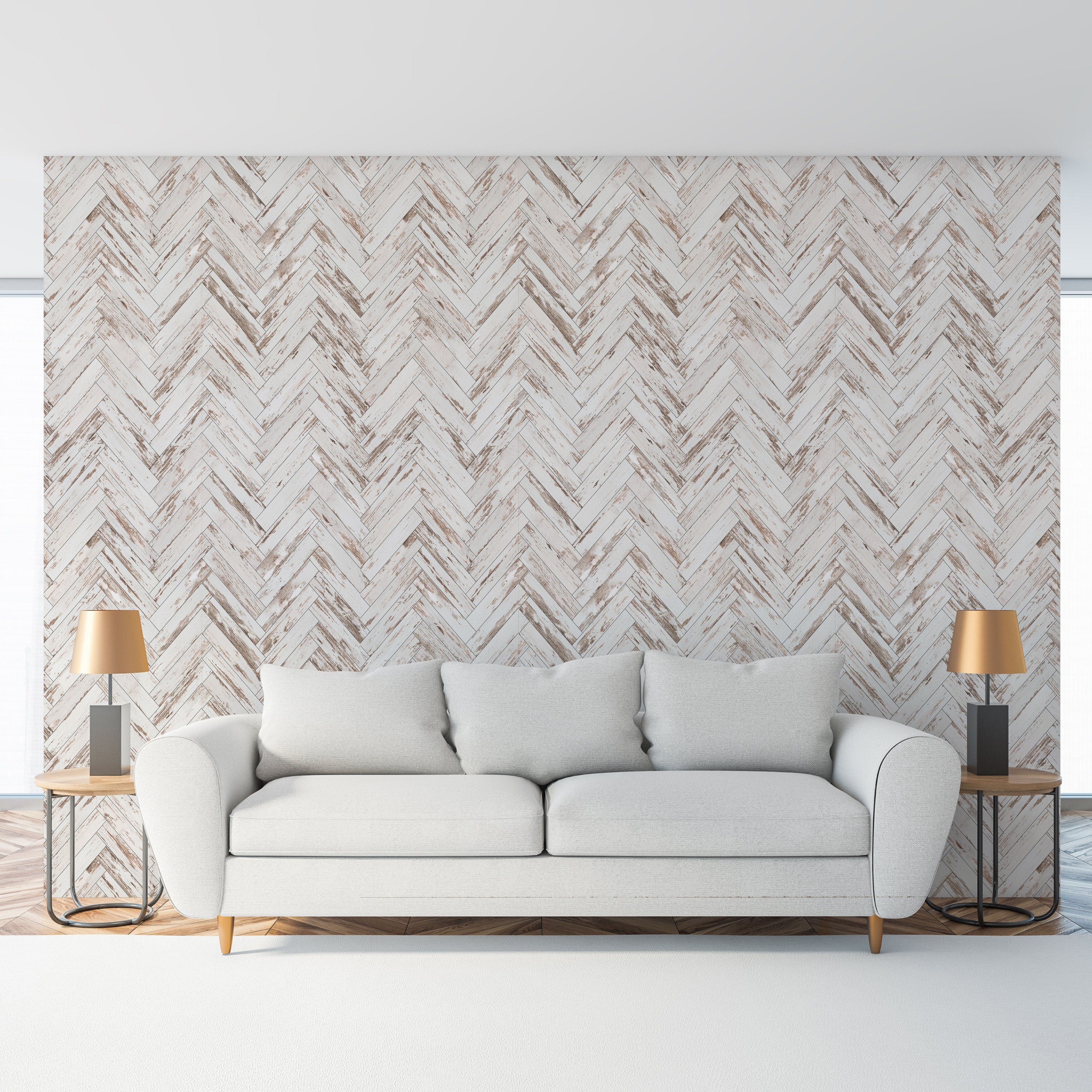 Boho Chevron Wallpaper Premium Peel and Stick Wallpaper Accent Wall  Mural Wallpaper  Timberlea Interiors
