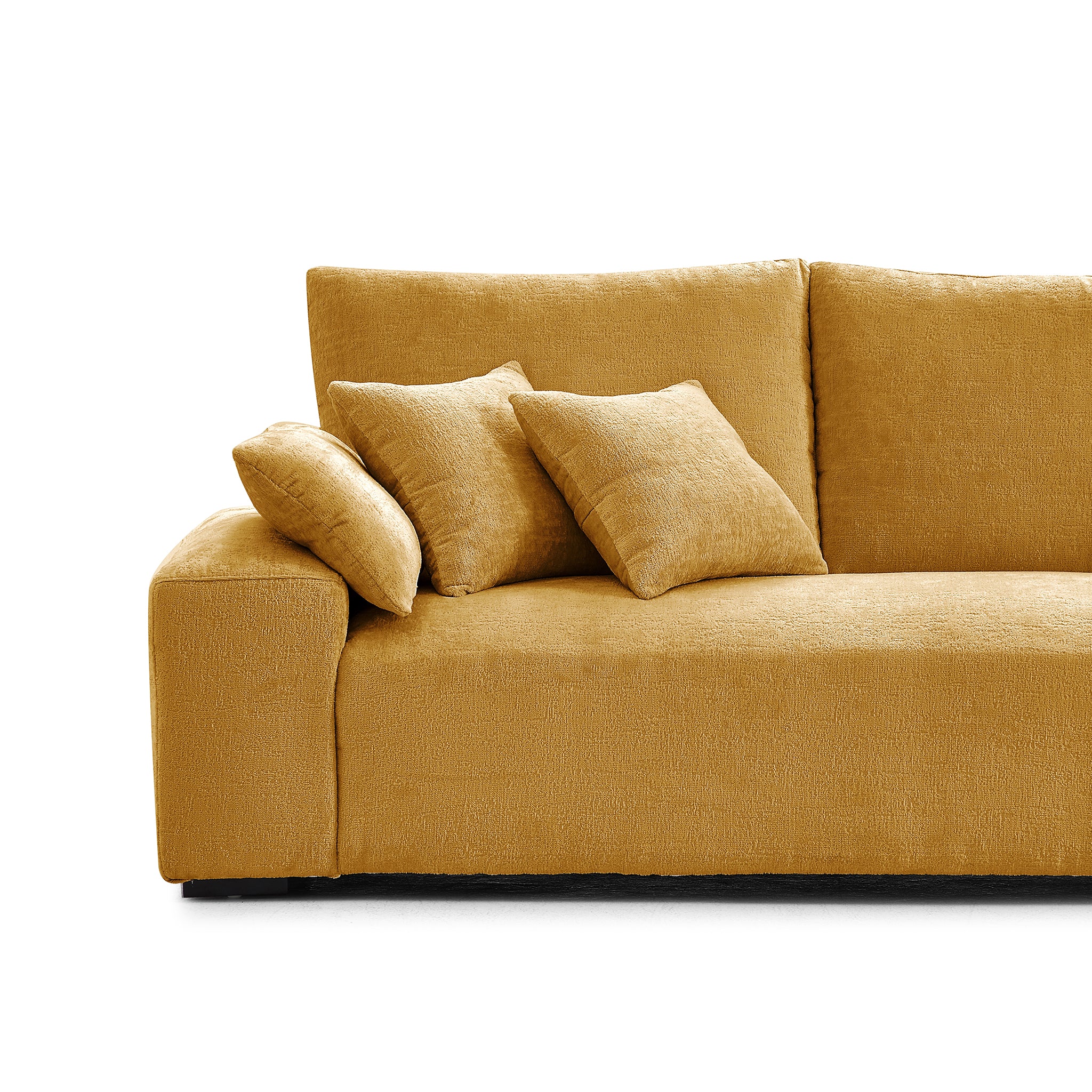 The Empress Yellow Corner Sectional Sofa