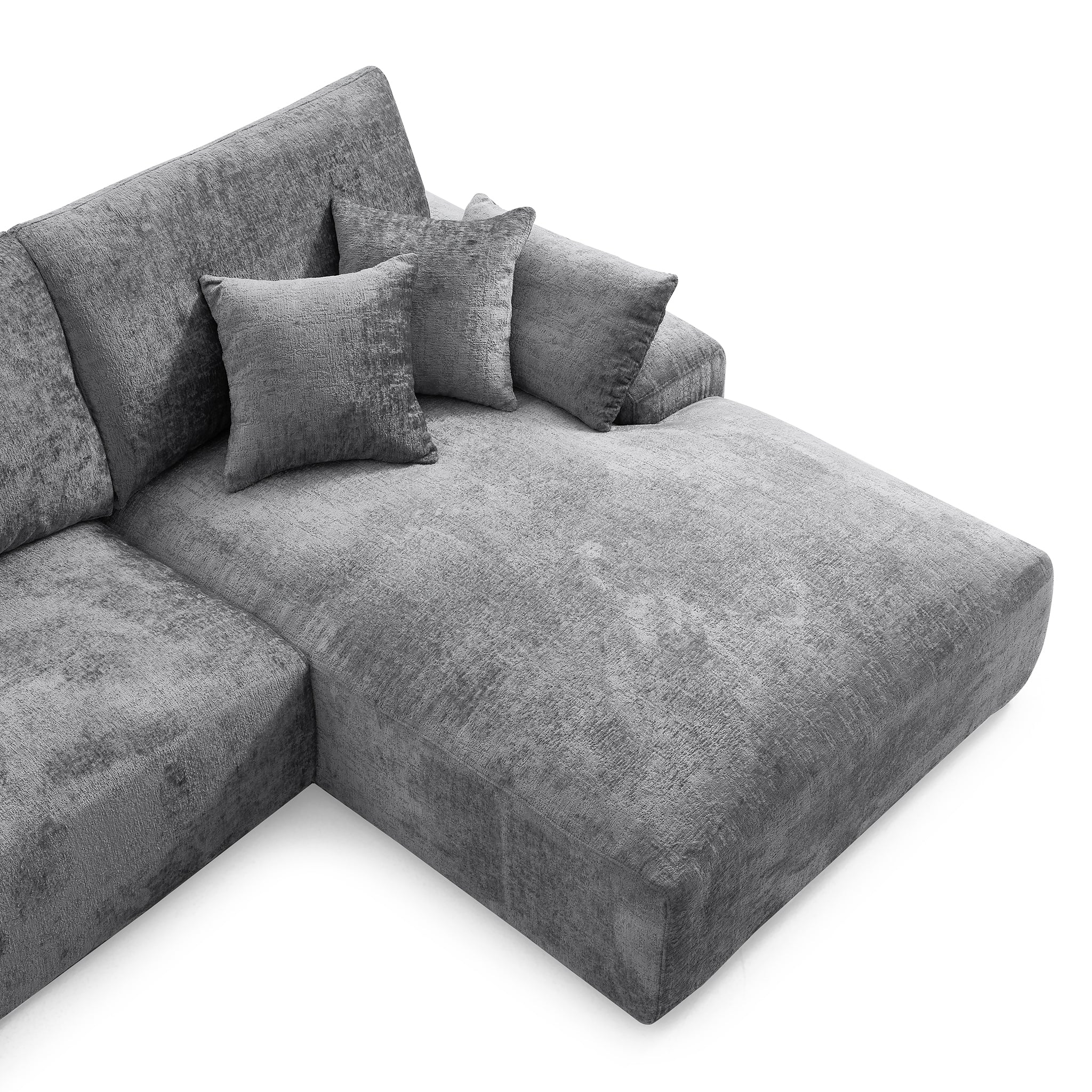 The Empress Gray U-Shaped Sectional Sofa