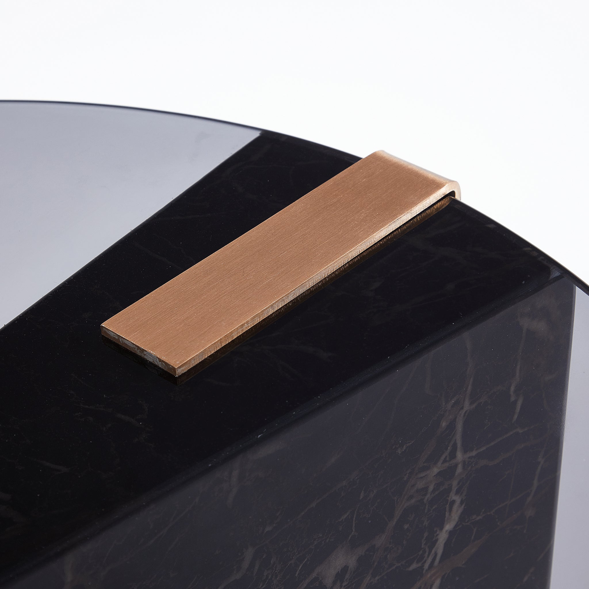 wooden strips on side table