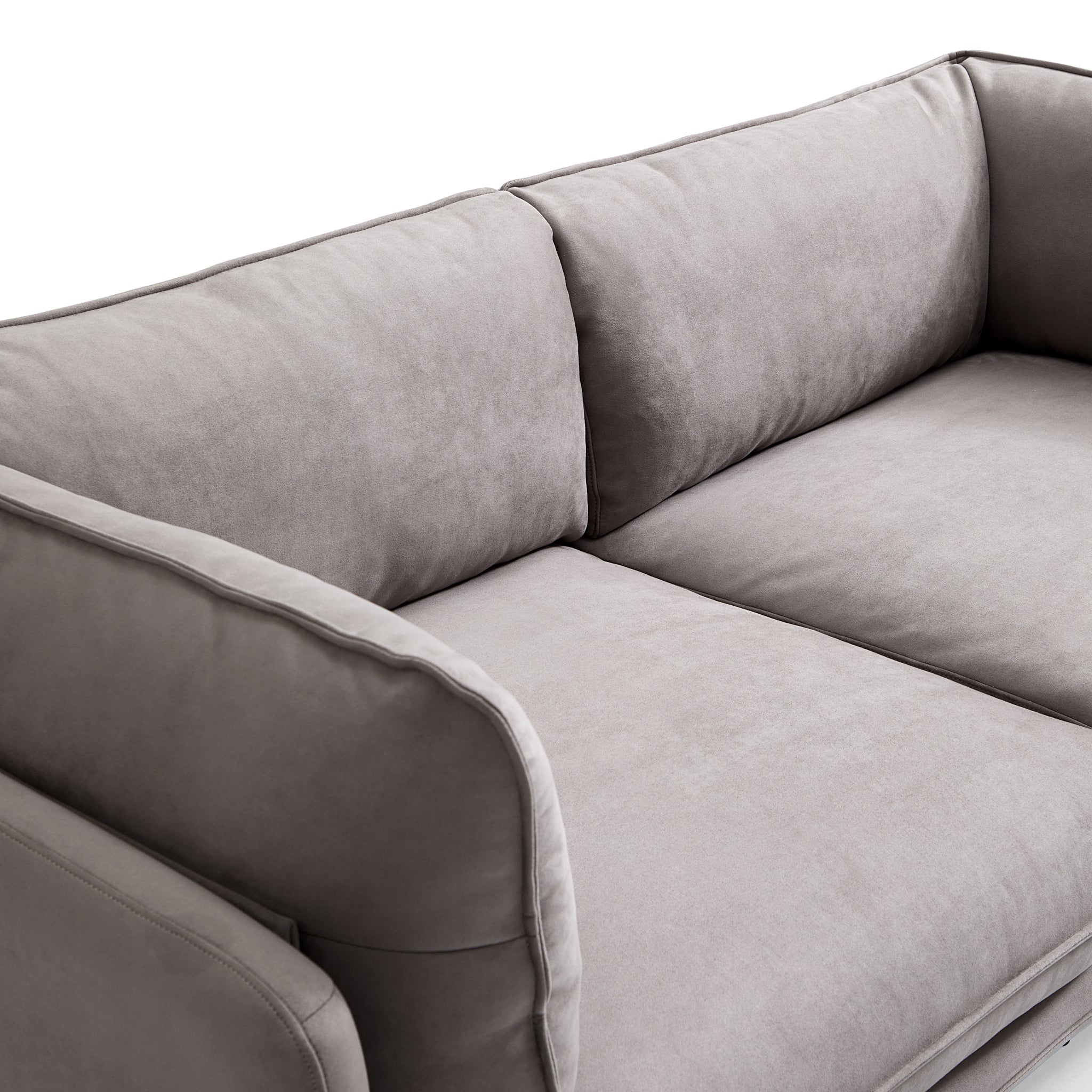 Vanilla Gray Fabric Sofa