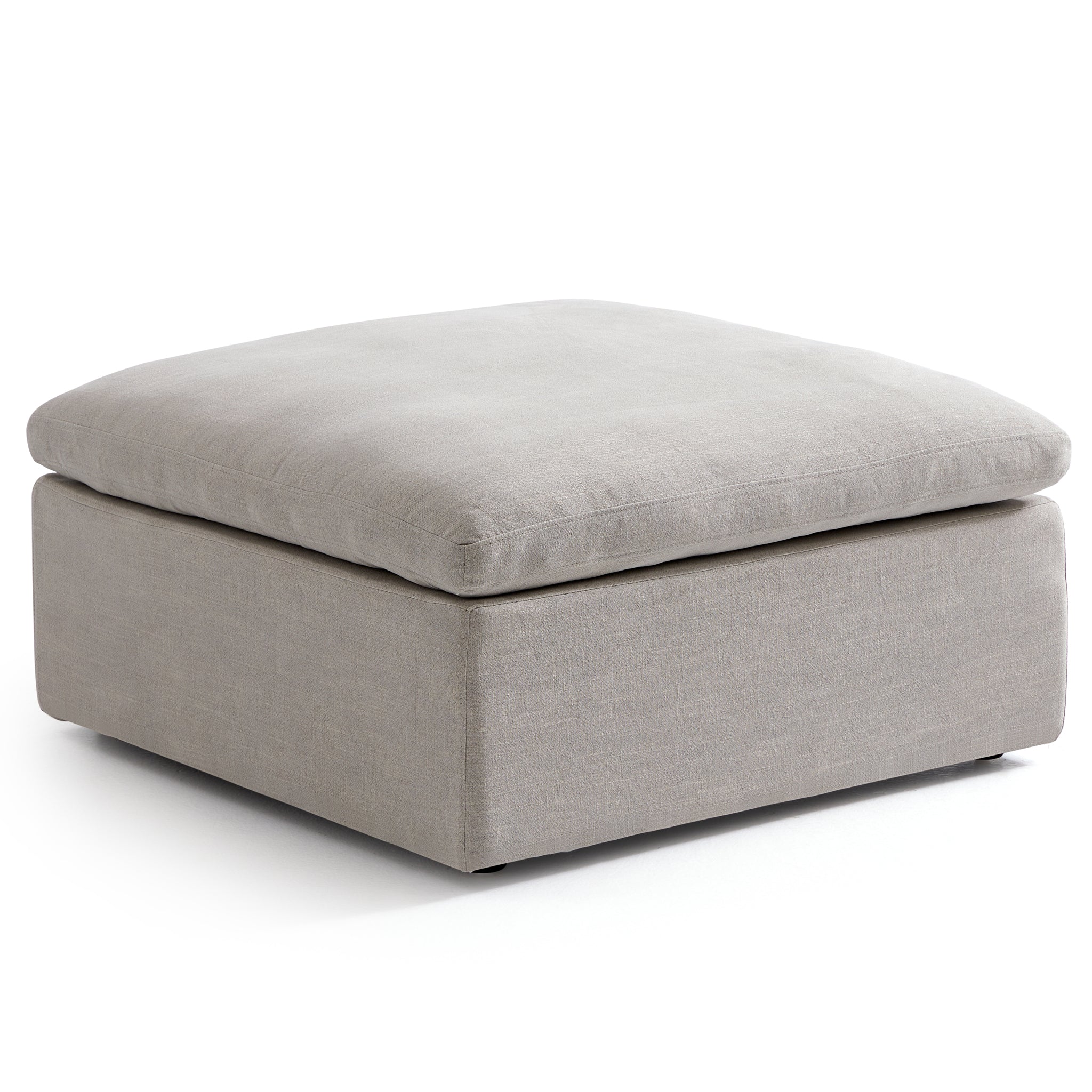 Tender Wabi-Sabi Sand Sofa and Ottoman