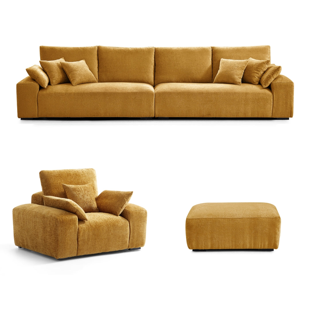 The Empress Yellow Sofa Set