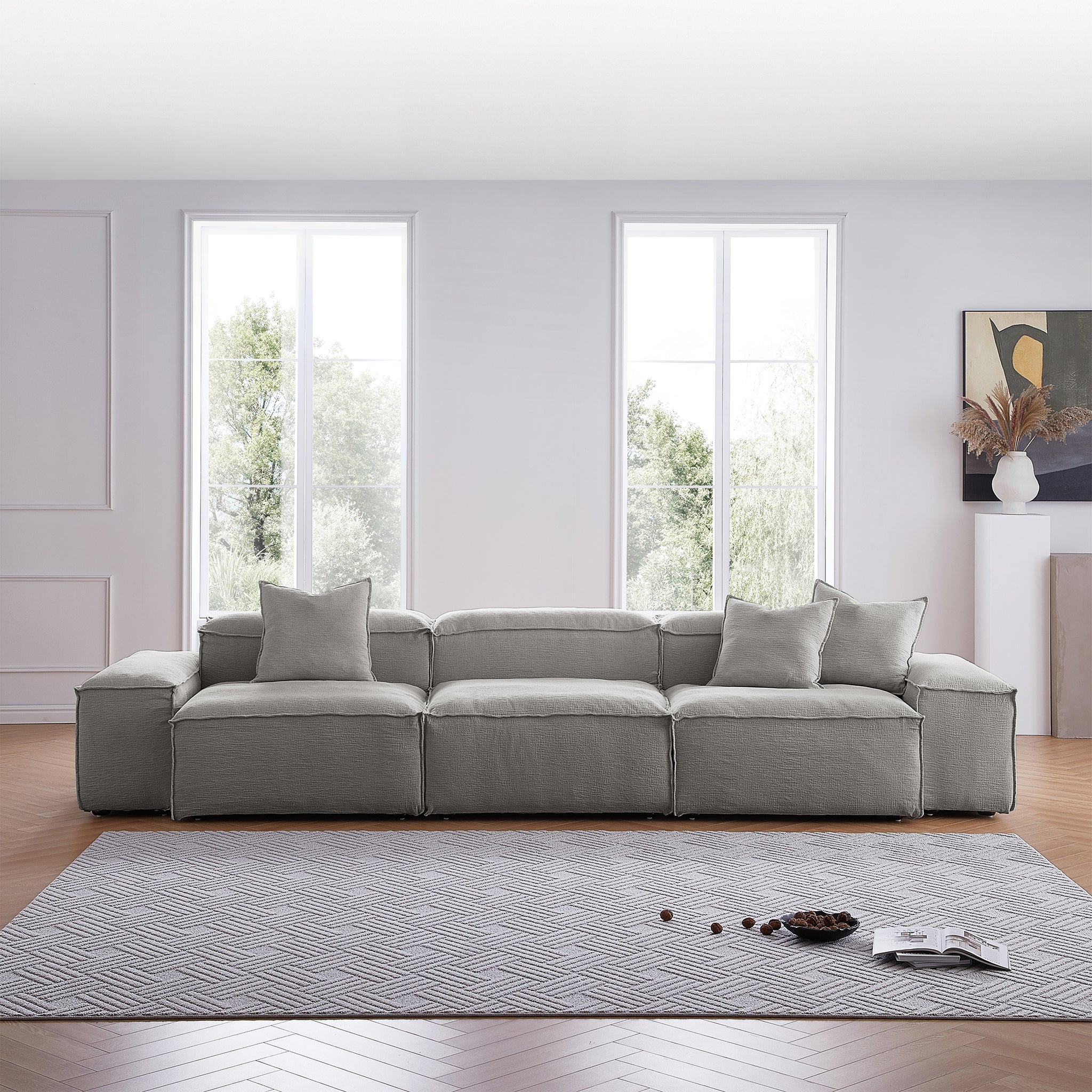 Freedom Modular Gray Sofa