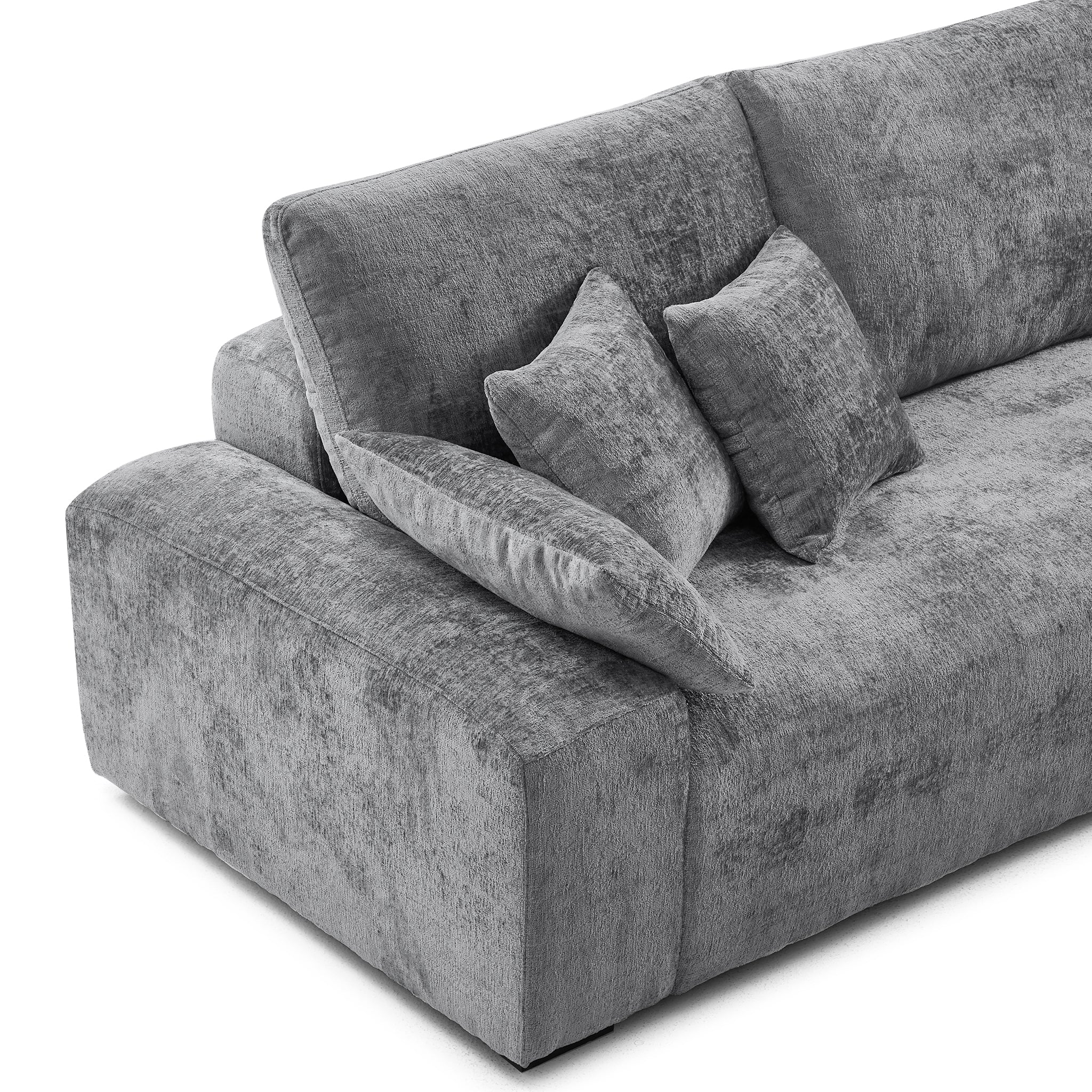 The Empress Gray Sofa Set