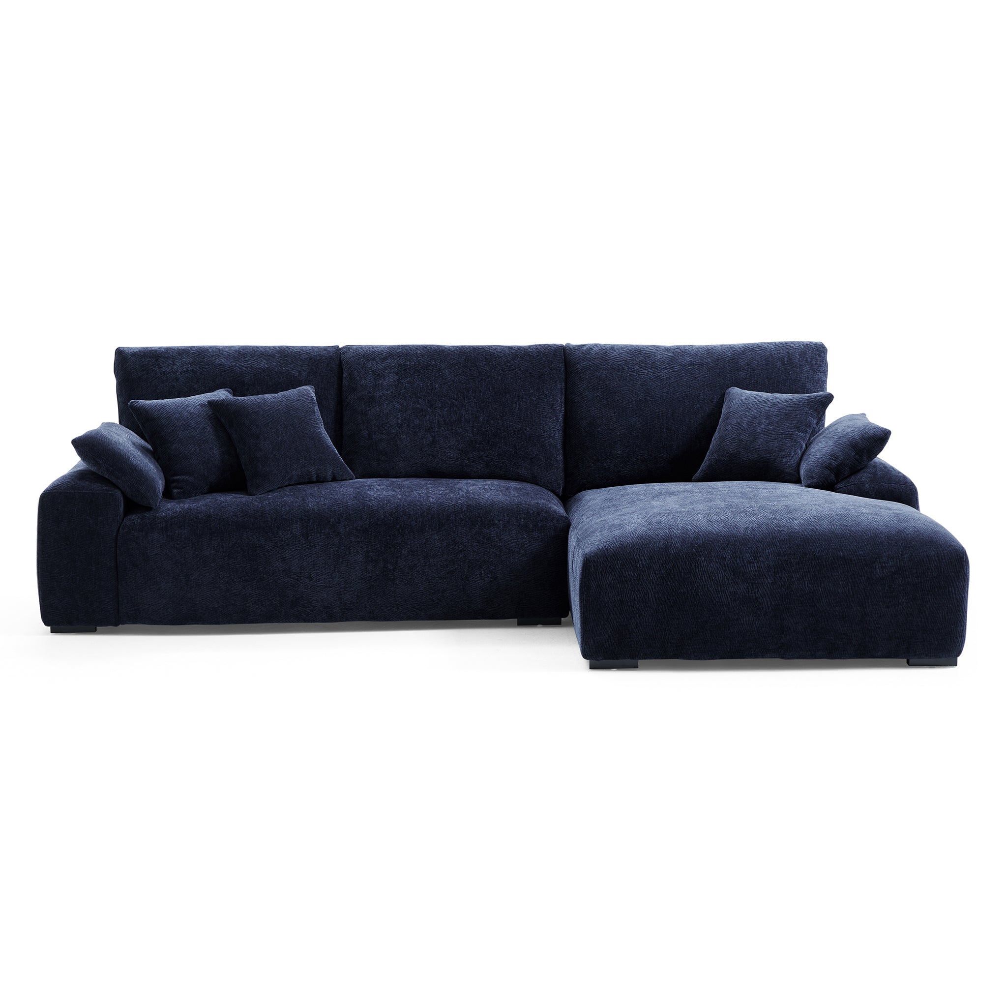 The Empress Navy Blue Sectional