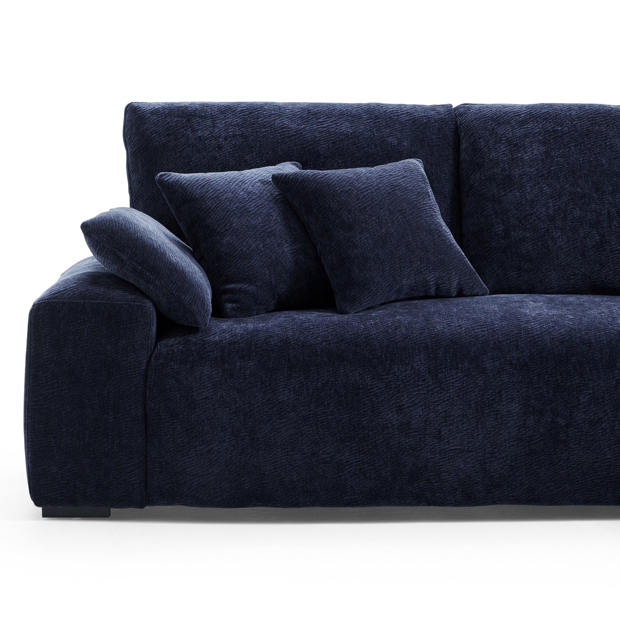 The Empress Navy Blue Sectional