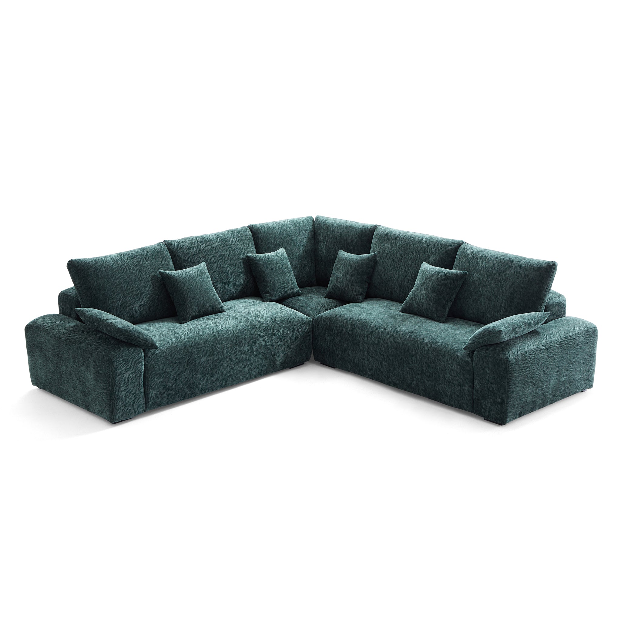 The Empress Green Corner Sectional