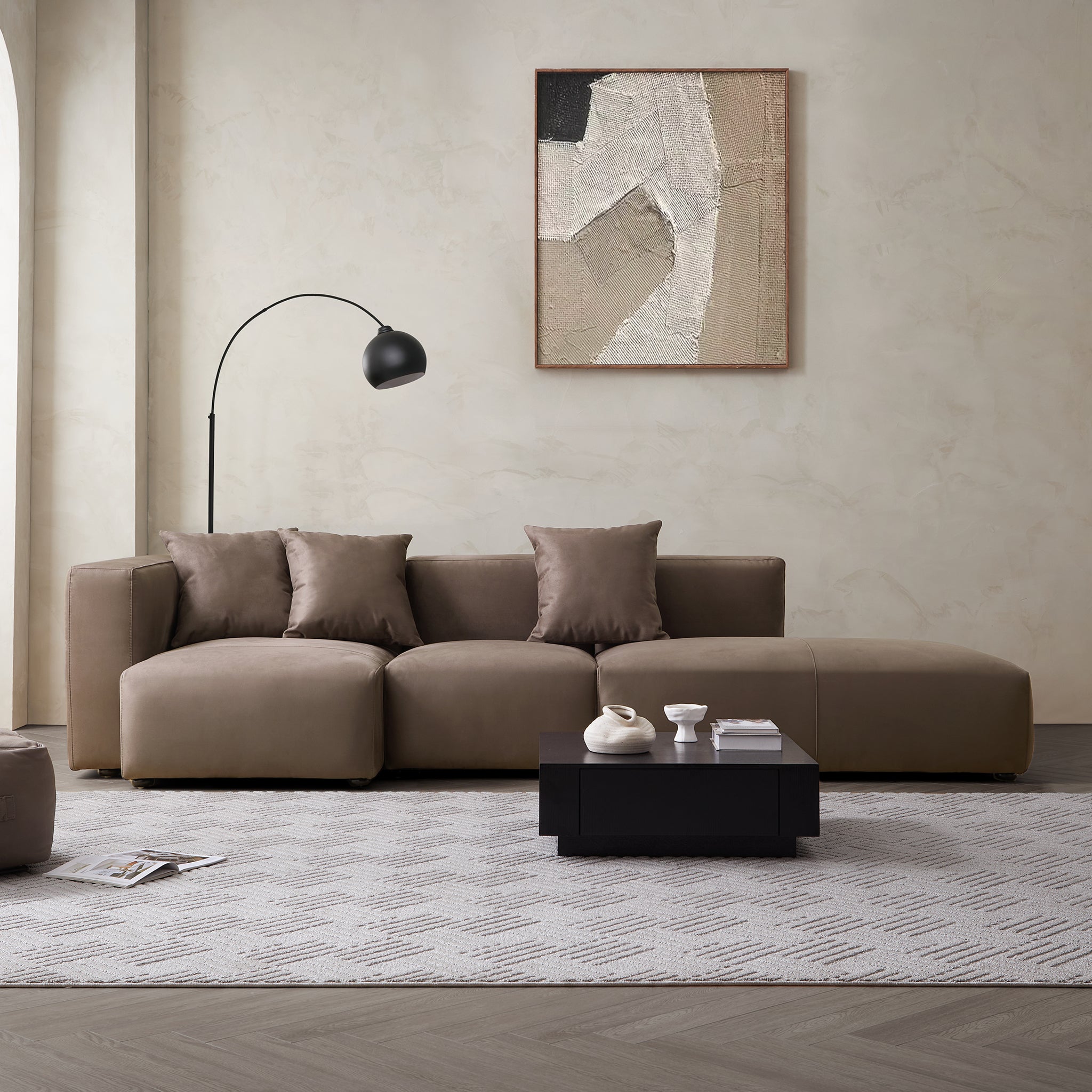 Geometry Minimalist Sectional