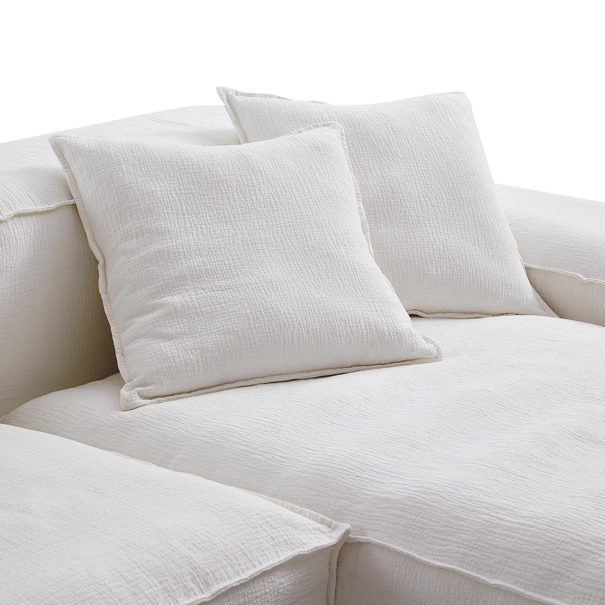 Freedom Modular White Sectional Sofa