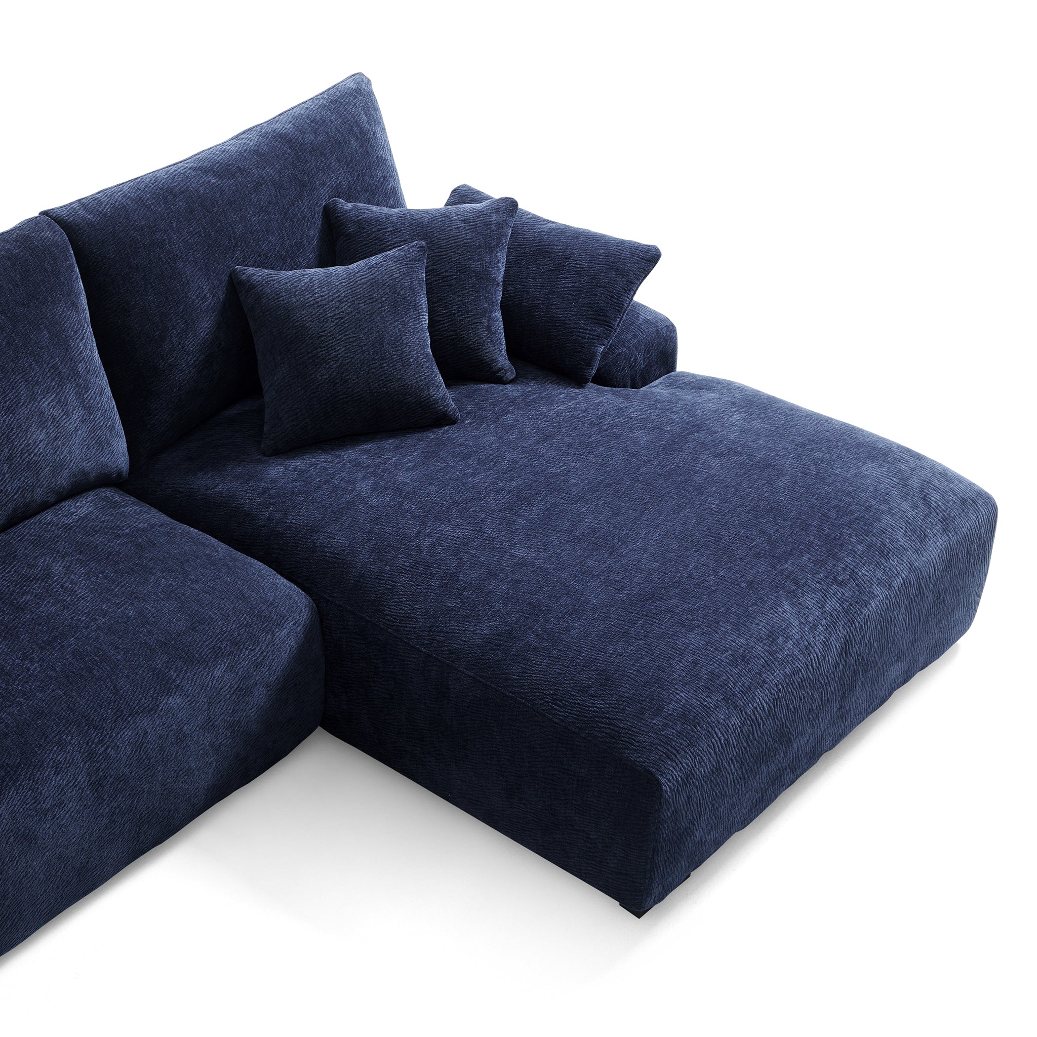 The Empress Navy Blue Sectional