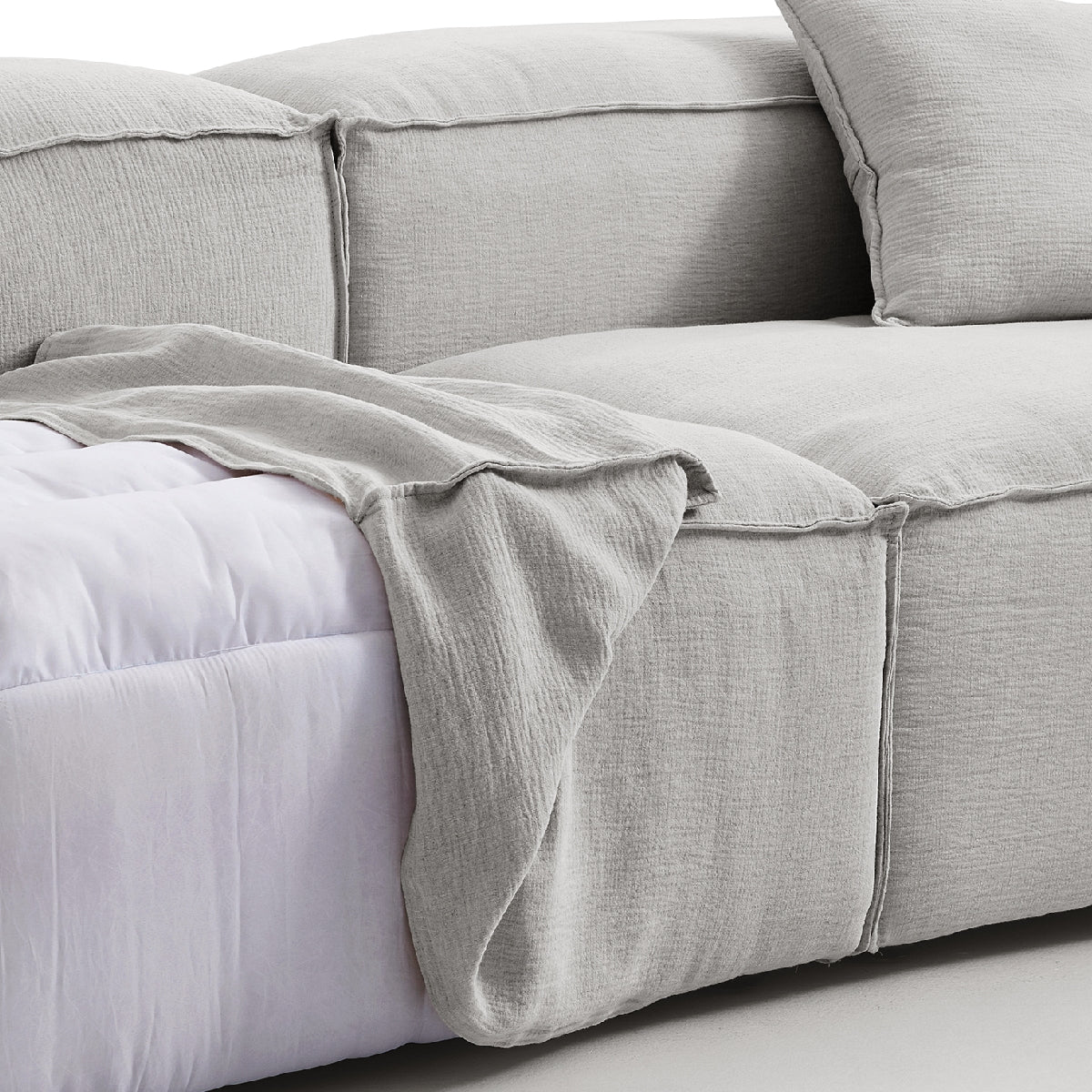 Freedom Modular Gray Sectional Sofa
