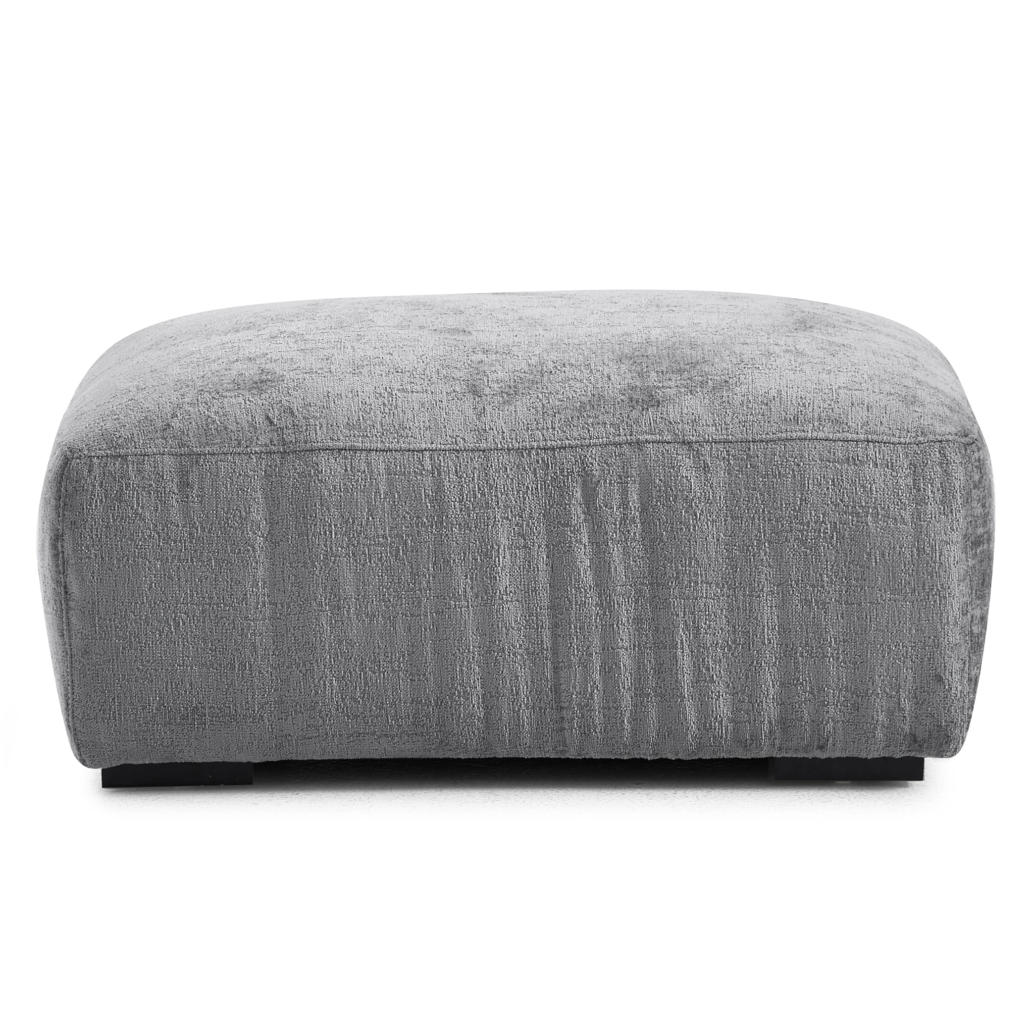 The Empress Gray Sofa and Ottoman