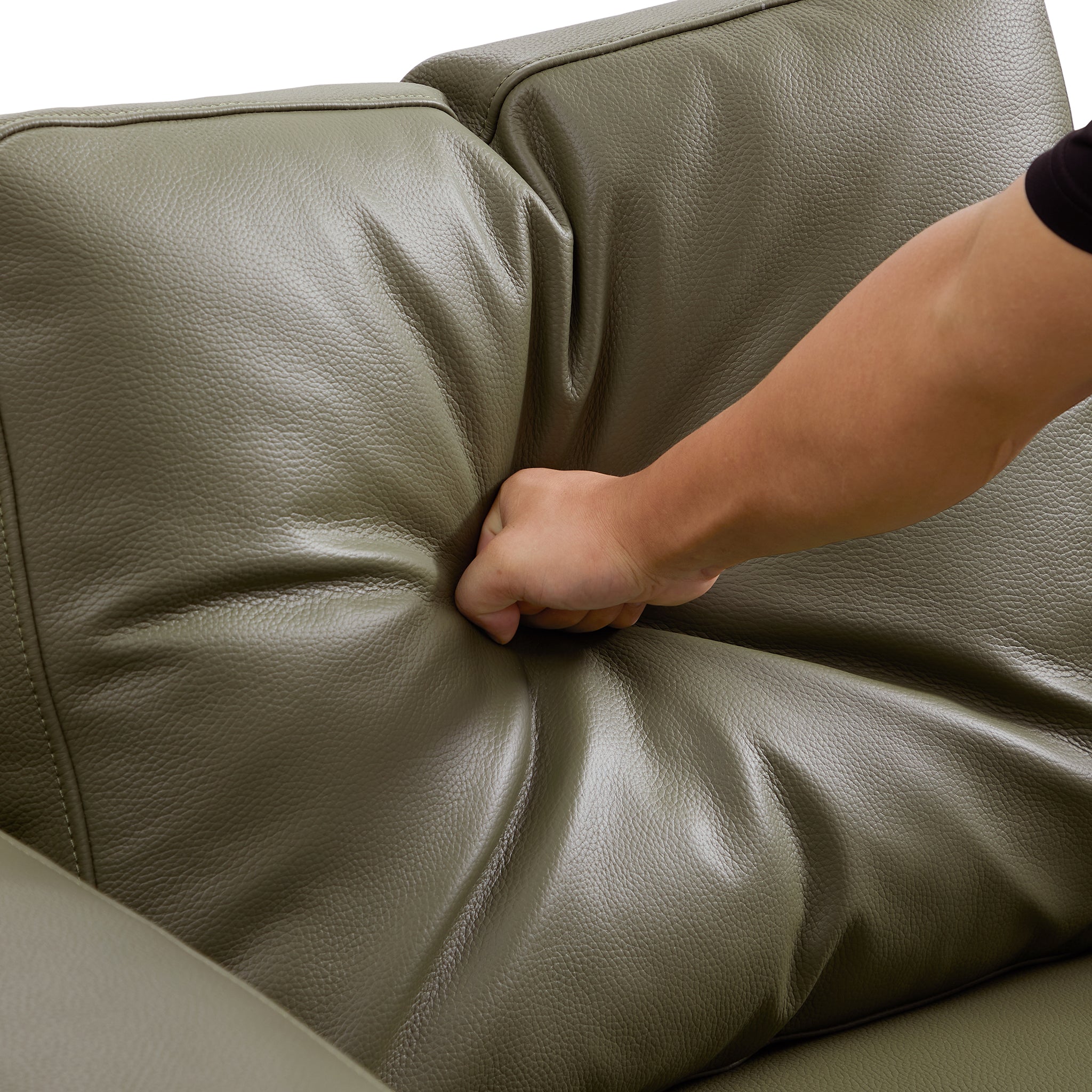 Olivia Top Grain Genuine Leather Sofa