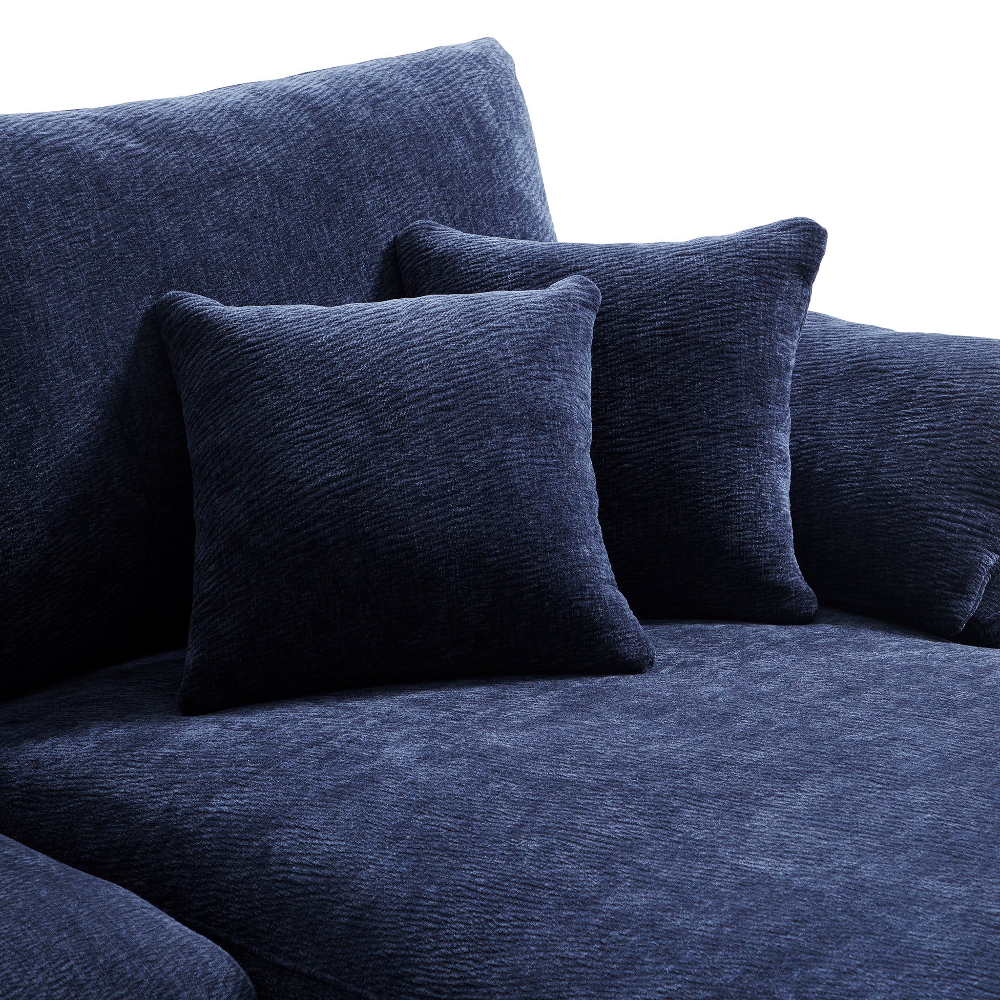 The Empress Navy Blue Sectional