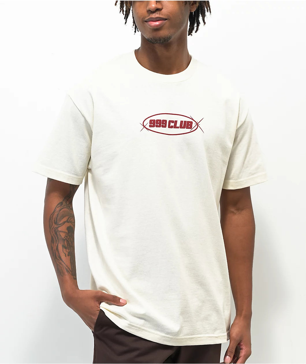 999 Club by Juice WRLD Chrome Smile Cream T-Shirt – Hyped: Cape Town