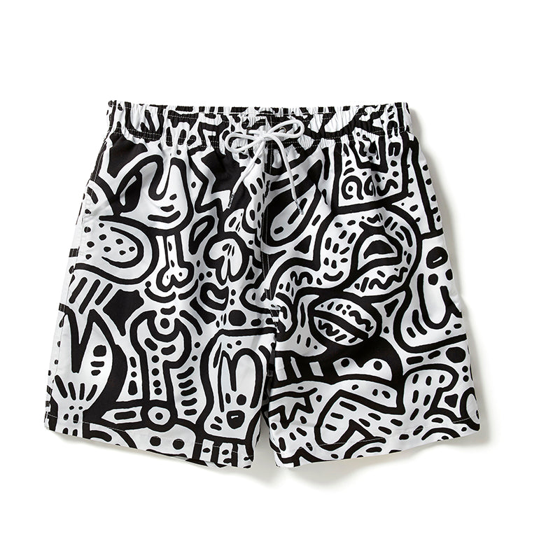 Boardies® x Mr Doodle - Mid Length Shorts