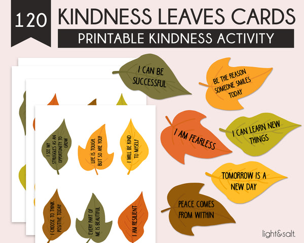 Kindness leaves activity