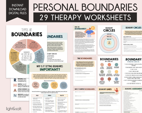 personal boundaries workbook