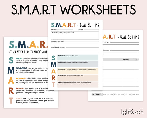 SMART worksheets
