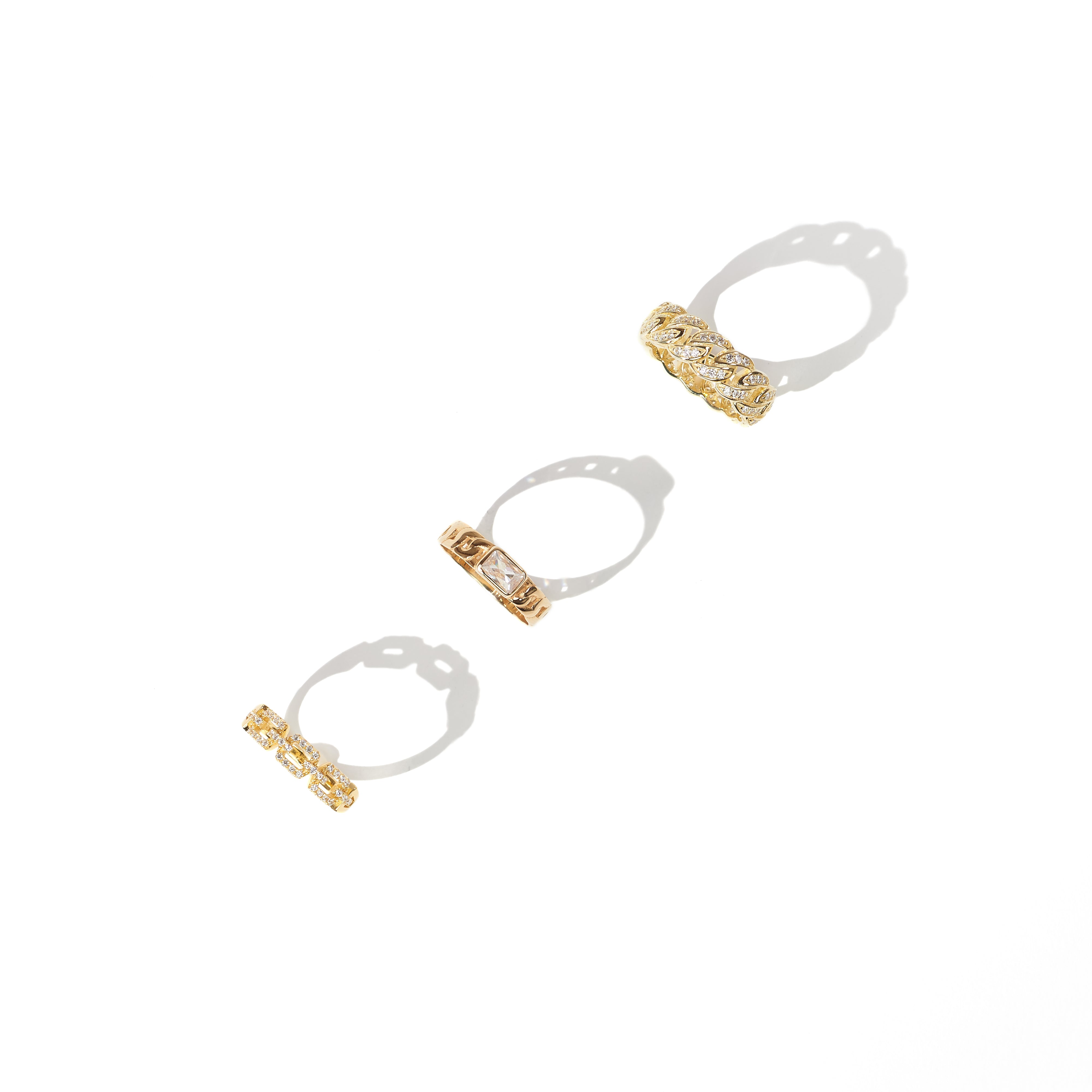 Gold Tennis Ring – SOTW Jewelry