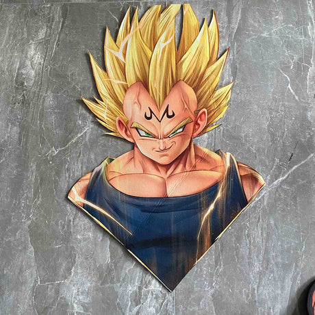 Anime cel of Goku Super Saiyan 3 , in Maroin Eluasti's Art of Anime Comic  Art Gallery Room