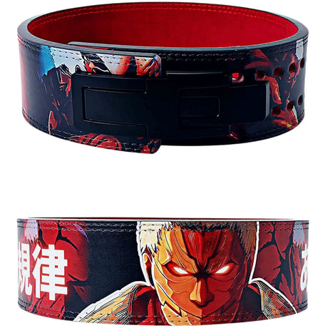 Anime Lever Belt - Weight Lifting Belt, Heavy Duty Powerlifting Belt, Gym  Accessories For Men and Women - Weightlifting Gym Belt for Back Support and  Deadlifts Squats, 10mm Thickness (L) 