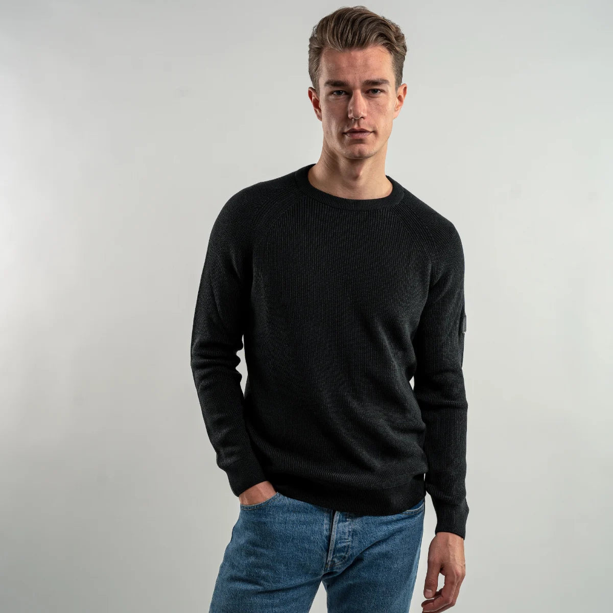 Kwijting maandelijks Conform Merino & wood sweater - Muntagnard