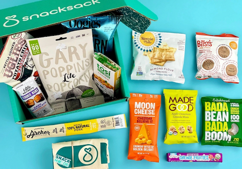 snack box college gift for girls