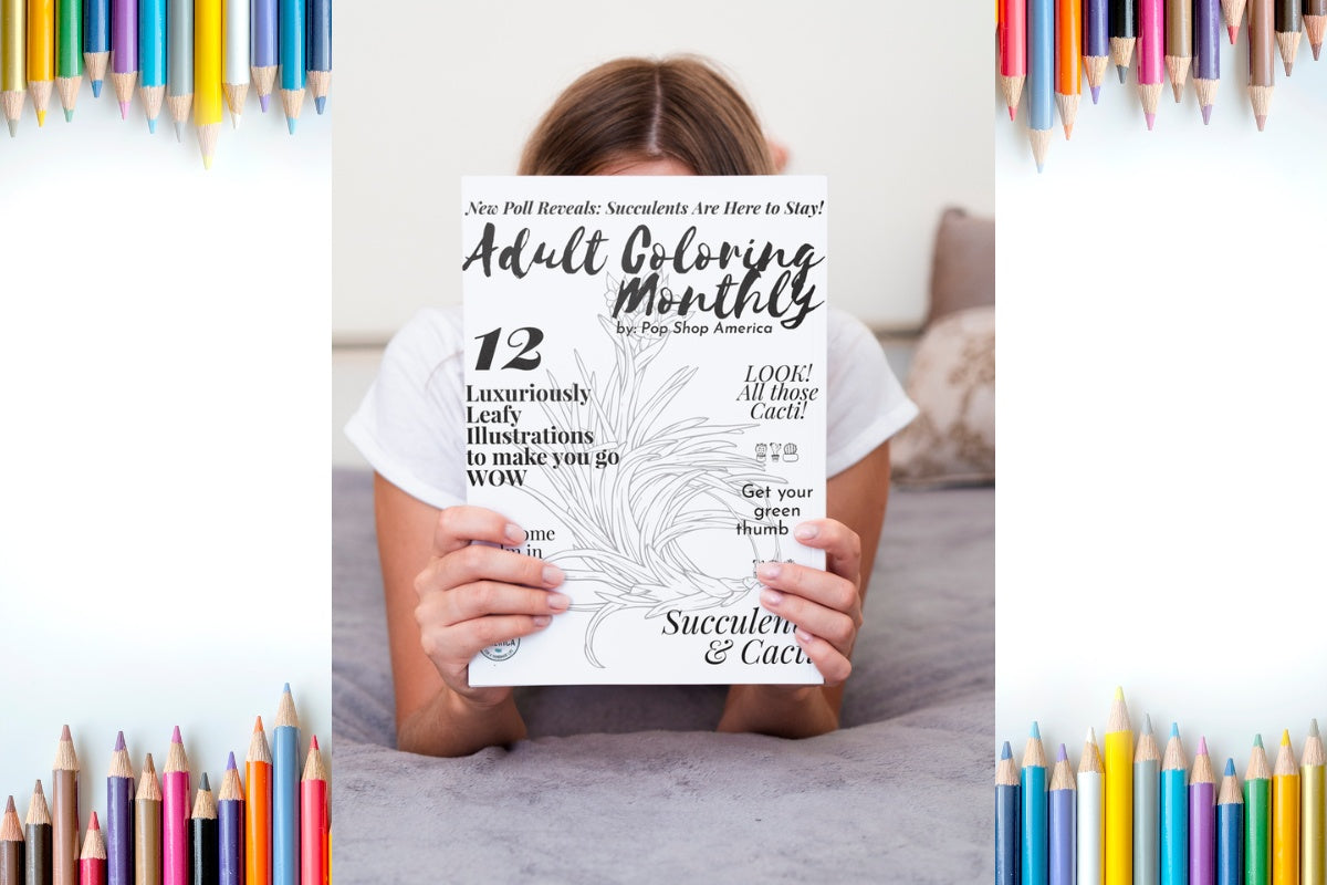 Adult Coloring Monthly - Cratejoy