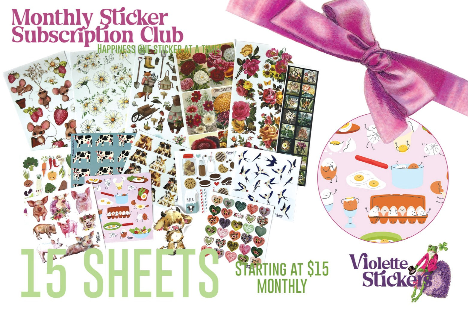 Monthly Sticker Club for Kids