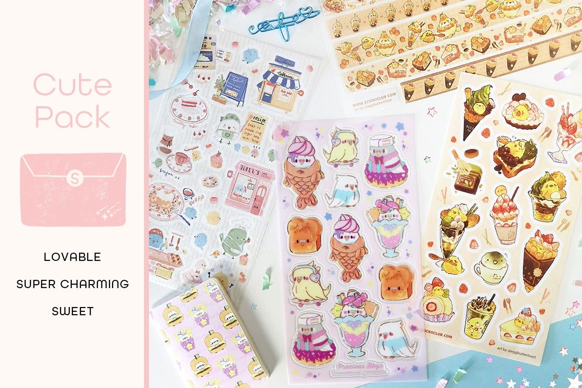 Violette Cute! Stickers - CUTE! STICKER COLLECTION - 1 Strip Each - You  Choose