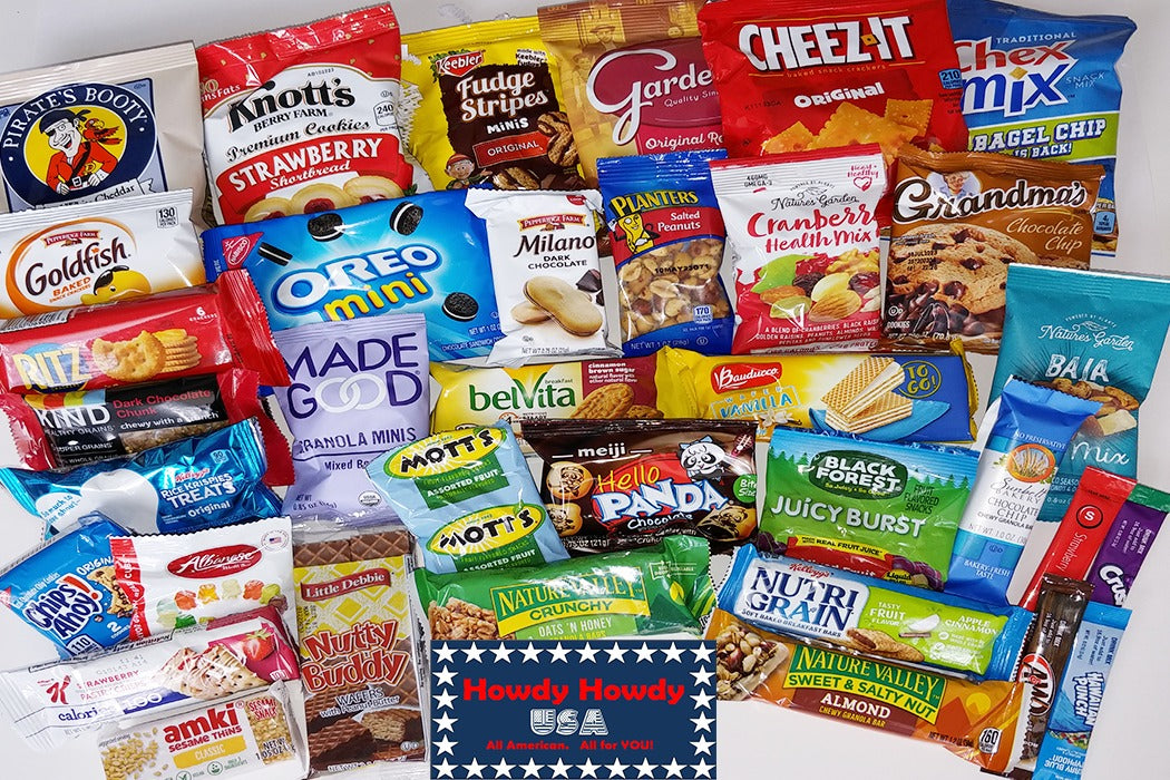 Snack Box Pros Dorm Room Survival Snack Box - Assorted Sweet and Salty Snack  Mix - 56 Handpicked Snacks - Perfect for Camp or School in the Snacks &  Candy department at