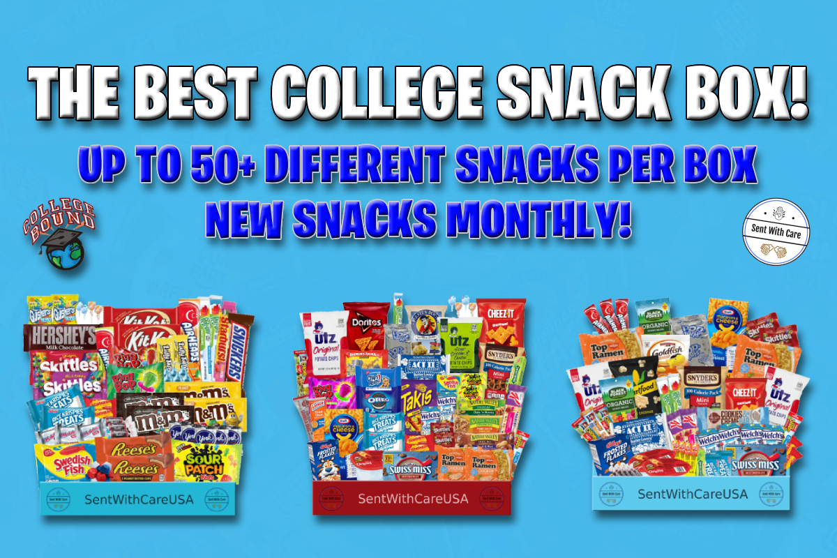 Favorite Snack Box Cookies Chips Candy Snacks Care Package 50 Count Care  Package
